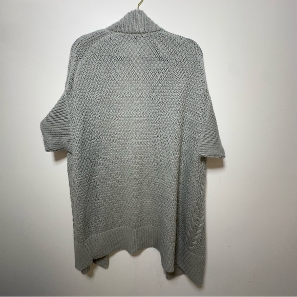 Ann Taylor Open Front Knit Cardigan short sleeve Sz M - NWT Wool blend - Picture 2 of 5